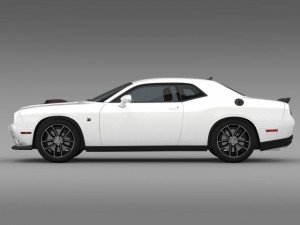 dodge challenger 392 hemi scat pack shaker lc 2015 3D Model