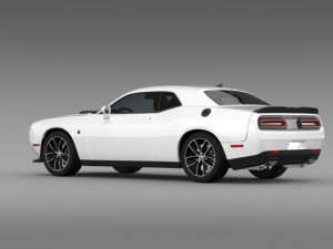 dodge challenger 392 hemi scat pack shaker lc 2015 3D Model
