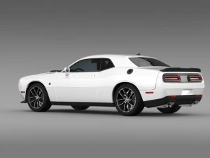 dodge challenger 392 hemi scat pack shaker lc 2015 3D Model