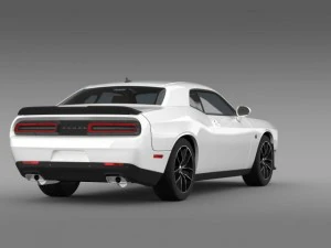 dodge challenger 392 hemi scat pack shaker lc 2015 3D Model