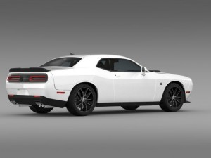 dodge challenger 392 hemi scat pack shaker lc 2015 3D Model