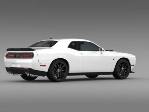 dodge challenger 392 hemi scat pack shaker lc 2015 3D Model