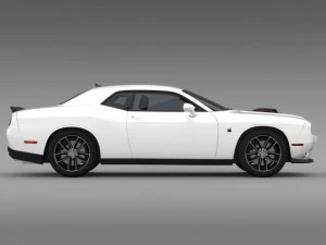 dodge challenger 392 hemi scat pack shaker lc 2015 3D Model