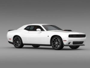 dodge challenger 392 hemi scat pack shaker lc 2015 3D Model