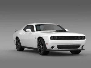 dodge challenger 392 hemi scat pack shaker lc 2015 3D Model