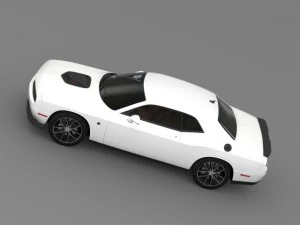 dodge challenger 392 hemi scat pack shaker lc 2015 3D Model