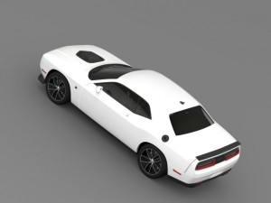 dodge challenger 392 hemi scat pack shaker lc 2015 3D Model