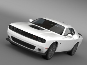 dodge challenger rt shaker lc 2015 Modelo 3D