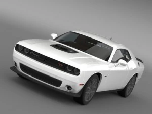 dodge challenger rt shaker lc 2015 3D Model