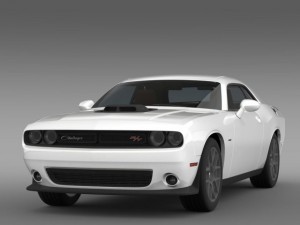 dodge challenger rt shaker lc 2015 3D Model