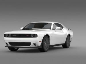dodge challenger rt shaker lc 2015 3D Model