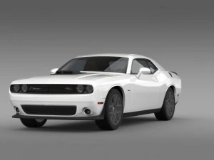 dodge challenger rt shaker lc 2015 3D Model