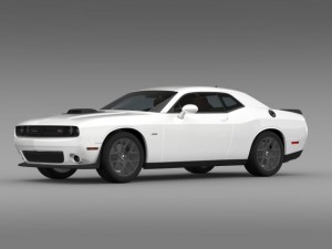 dodge challenger rt shaker lc 2015 3D Model