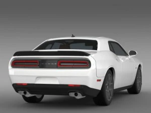 dodge challenger rt shaker lc 2015 3D Model