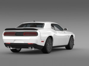 dodge challenger rt shaker lc 2015 3D Model