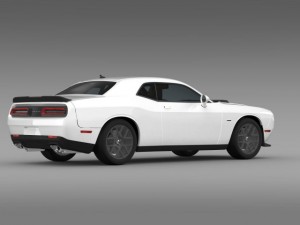 dodge challenger rt shaker lc 2015 3D Model
