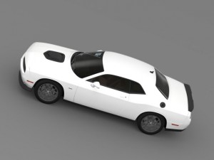 dodge challenger rt shaker lc 2015 3D Model