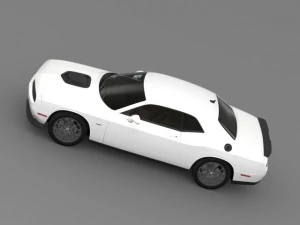 dodge challenger rt shaker lc 2015 3D Model