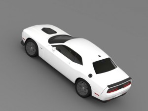 dodge challenger rt shaker lc 2015 3D Model