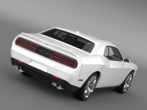 dodge challenger sxt lc 2015 Modelo 3D
