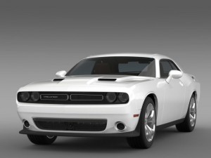 dodge challenger sxt lc 2015 Modelo 3D