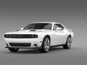 dodge challenger sxt lc 2015 Modelo 3D