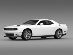 dodge challenger sxt lc 2015 Modelo 3D