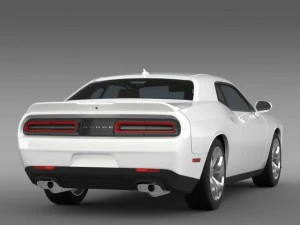 dodge challenger sxt lc 2015 3D Model