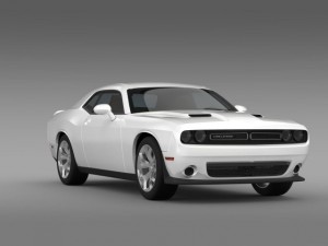 dodge challenger sxt lc 2015 Modelo 3D