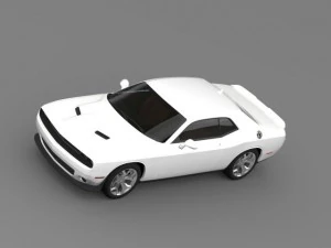 dodge challenger sxt lc 2015 3D Model
