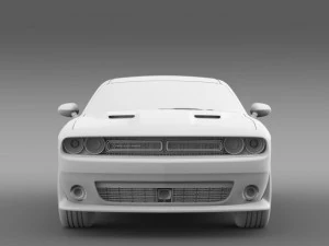 dodge challenger sxt lc 2015 3D Model
