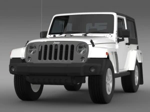 jeep wrangler freedom 2014 3D Model