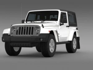 jeep wrangler freedom 2014 3D Model