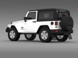 jeep wrangler freedom 2014 3D Модель