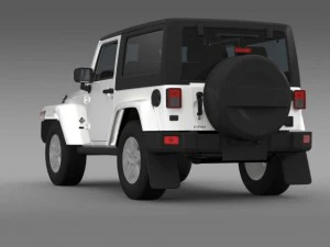 jeep wrangler freedom 2014 3D Model