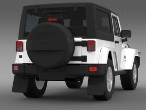 jeep wrangler freedom 2014 3D Модель
