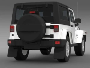 jeep wrangler freedom 2014 3D Model