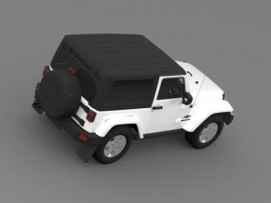 jeep wrangler freedom 2014 3D Model