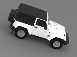 jeep wrangler freedom 2014 3D Model