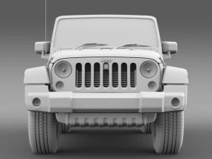 jeep wrangler freedom 2014 3D Model