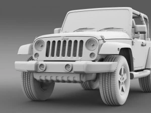 jeep wrangler islander edition 2010 3D Model