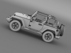 jeep wrangler islander edition 2010 3Dモデル