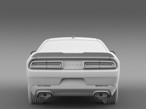 dodge challenger srt lc 2015 3D Model