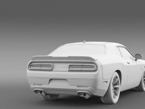 dodge challenger srt lc 2015 3D Model
