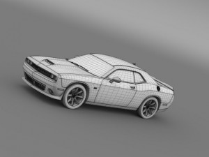 dodge challenger srt lc 2015 3D Model