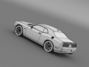 dodge challenger srt lc 2015 3D Model