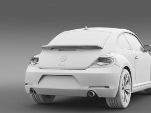 volkswagen fusca Modèle 3D
