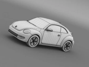 volkswagen fusca 3D Model