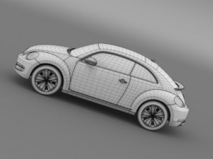 volkswagen fusca Modèle 3D