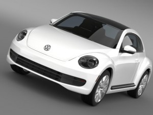 volkswagen maggiolino 3D मॉडल